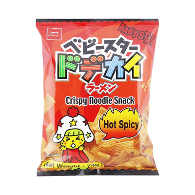 Baby Star Hot Spicy Crispy Noodle Snack 74g