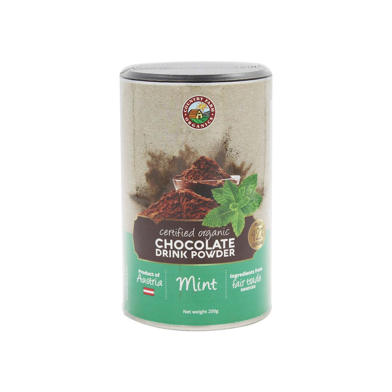 Country Farm Organic Mint Chocolate Drink Powder 250g