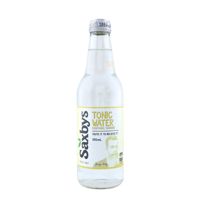 Saxbys Tonic Water Soft Drink 330ml