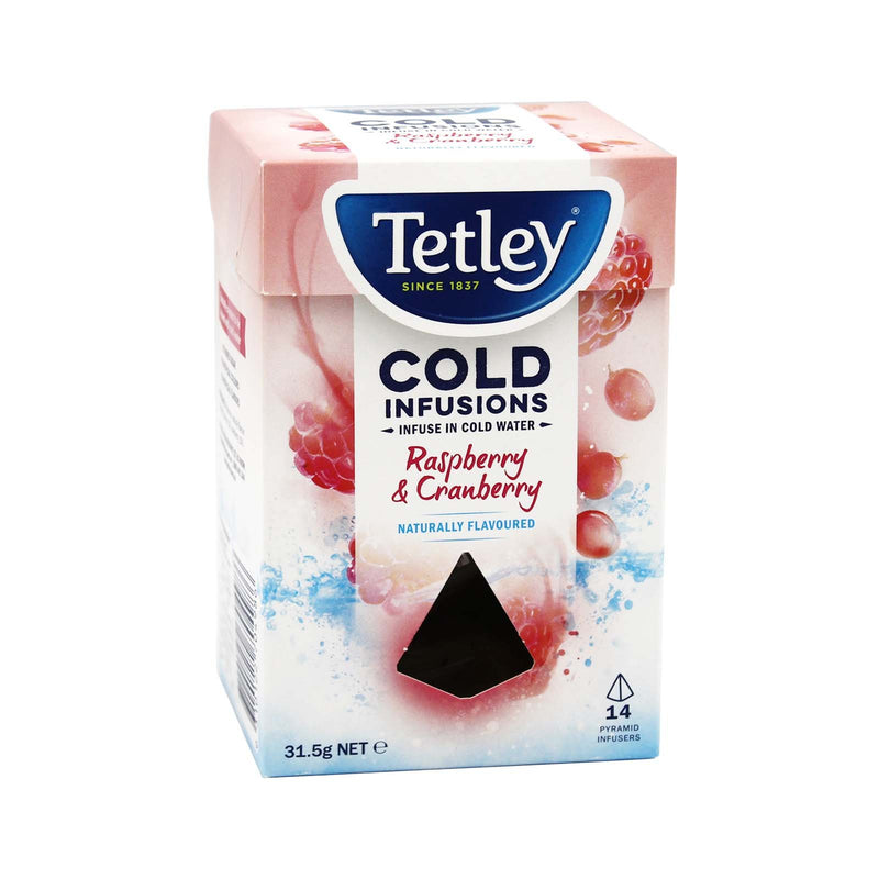 Tetley Cold Infusions Raspberry & Cranberry 31.5g
