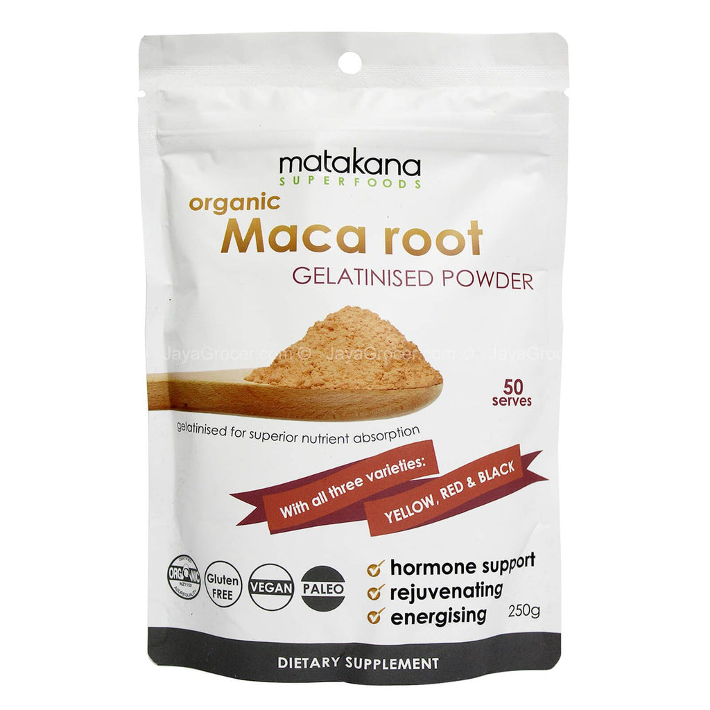 Matakana SuperFoods Organic Maca Root Gelatinised Powder 250g