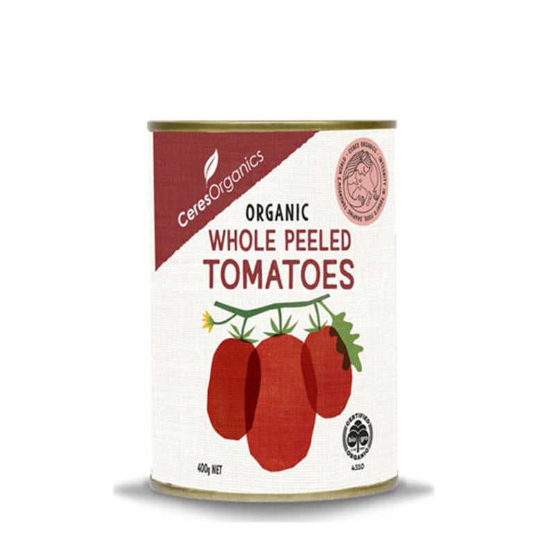 Ceres Organic Whole Peel Tomato 400g