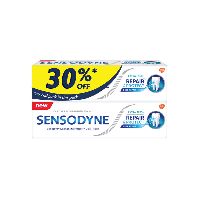 Sensodyne Repair And Protect Extra Fresh Toothpaste (Twinpack) 100g x 2