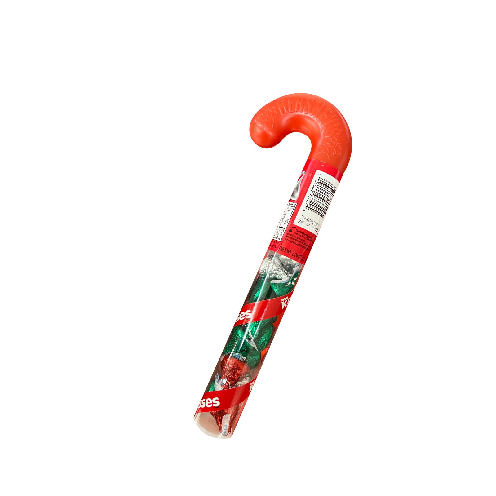 Hershey's Milk Chocolate Kisses Candy Cane 1 unit