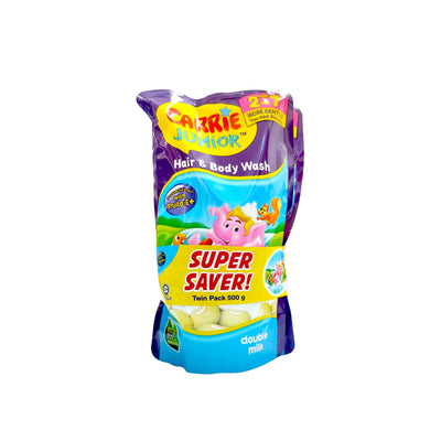 Carrie Junior Hair Body  Double Milk Twin Refill  500g