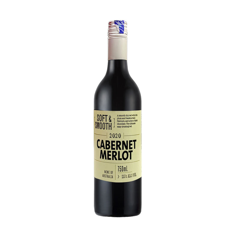 Cleanskin Soft & Smooth Cabernet Merlot 750ml