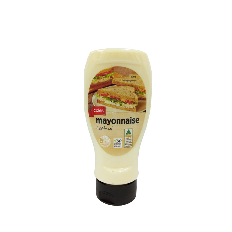 Coles Mayonnaise Traditional 470g