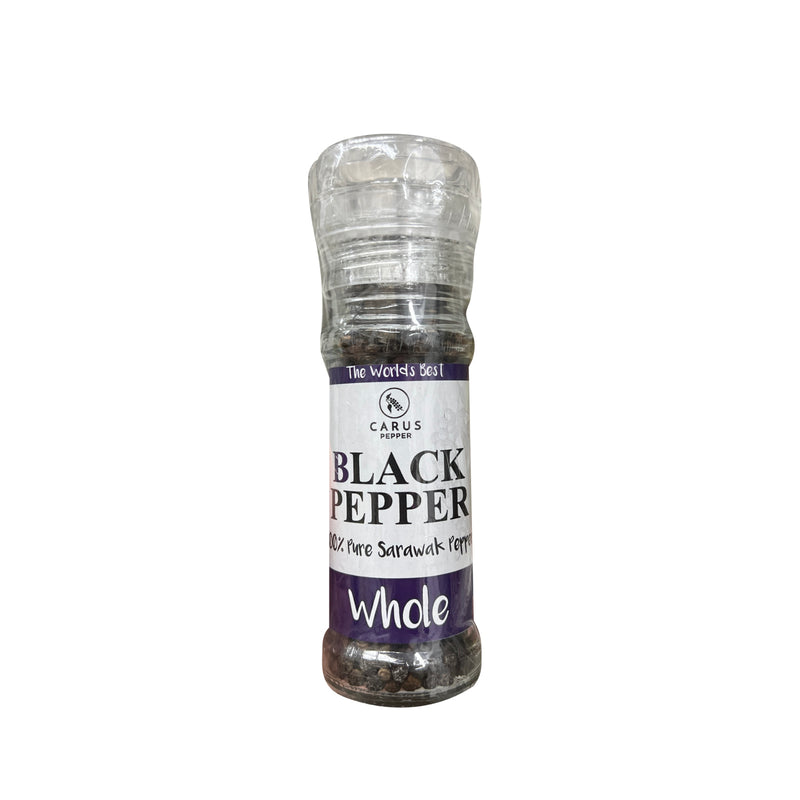 Carus Grinder Whole Black Pepper 55g